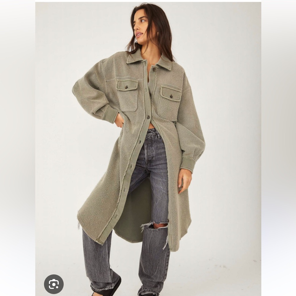 Free People Ruby Shacket Long